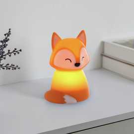 EGLO Castellino Kids LED Fox Colour Changing Night Light - Orange
