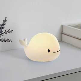 EGLO Castellino Kids LED Whale Colour Changing Night Light - Grey