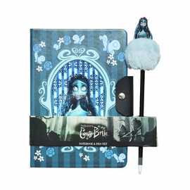 Skinny Dip Corpse Bride A5 PU Cover Notebook with Pen Set