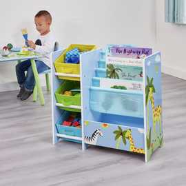 Liberty House Toys Safari Book Sling Storage - Blue