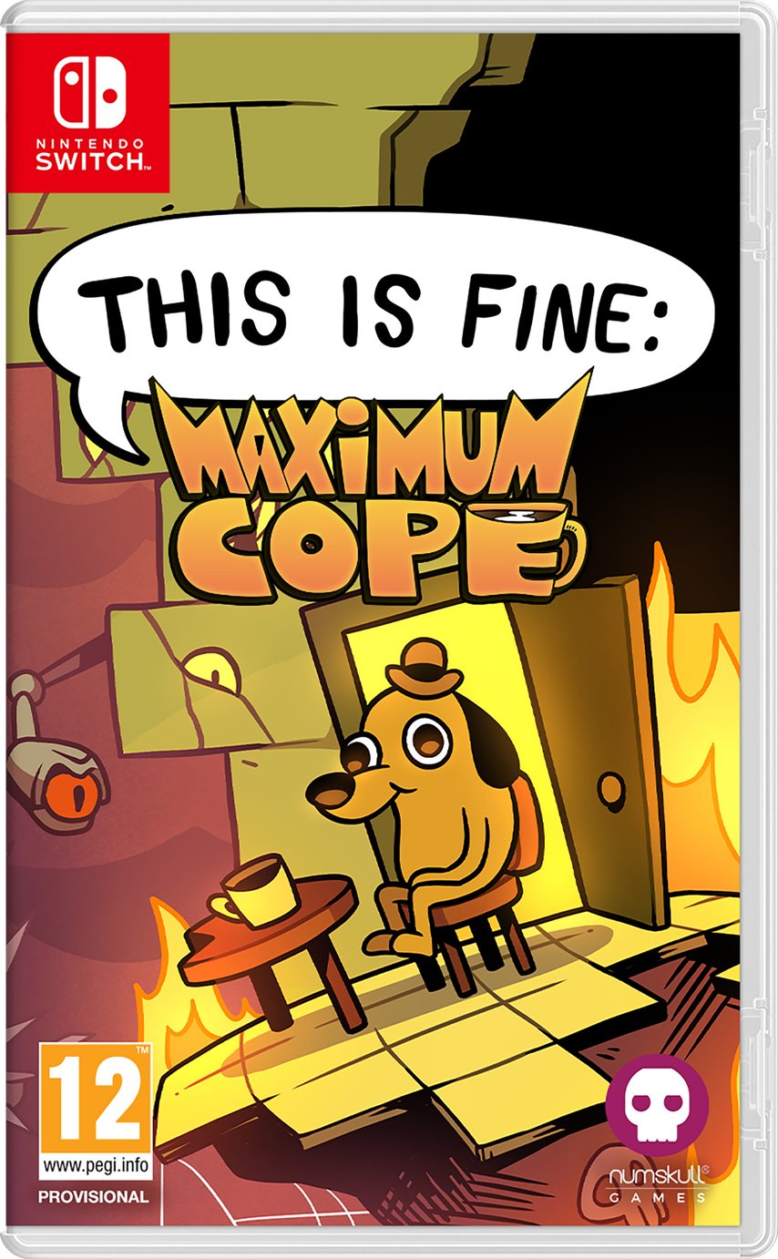 This Is Fine: Maximum Cope Nintendo Switch Game