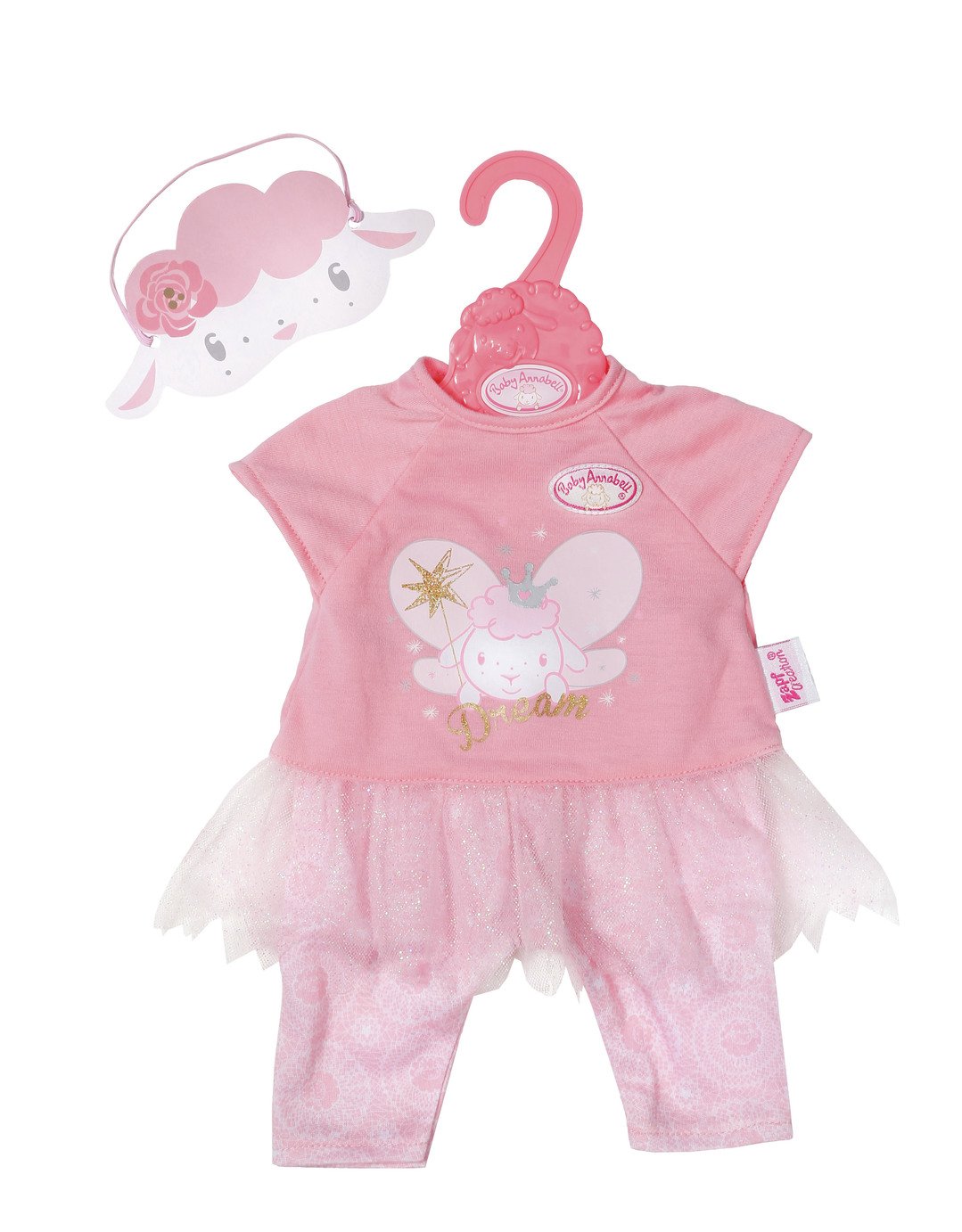 Baby Annabell Sweet Dreams Robe Outfit For 43cm Dolls Zapf Creation 
