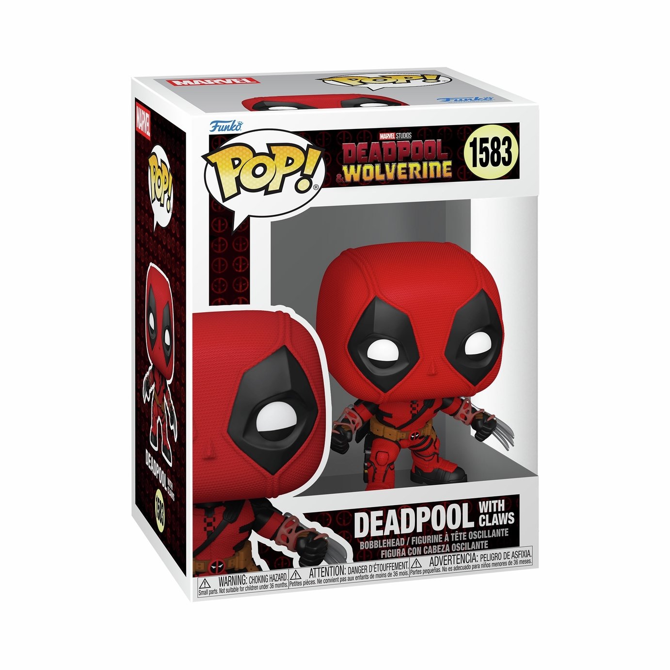 Marvel POP Deadpool with Claws 3.4 Inch Action Figure