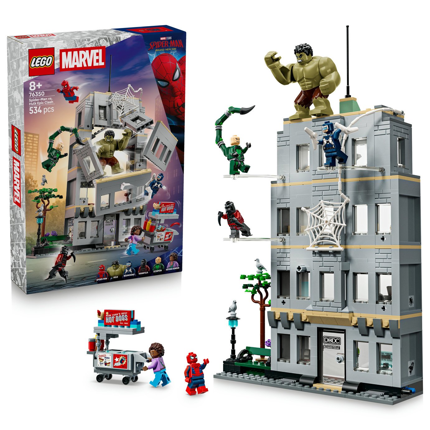LEGO Marvel Spider-Man vs. Hulk Epic Clash Set 76350 PREORDER