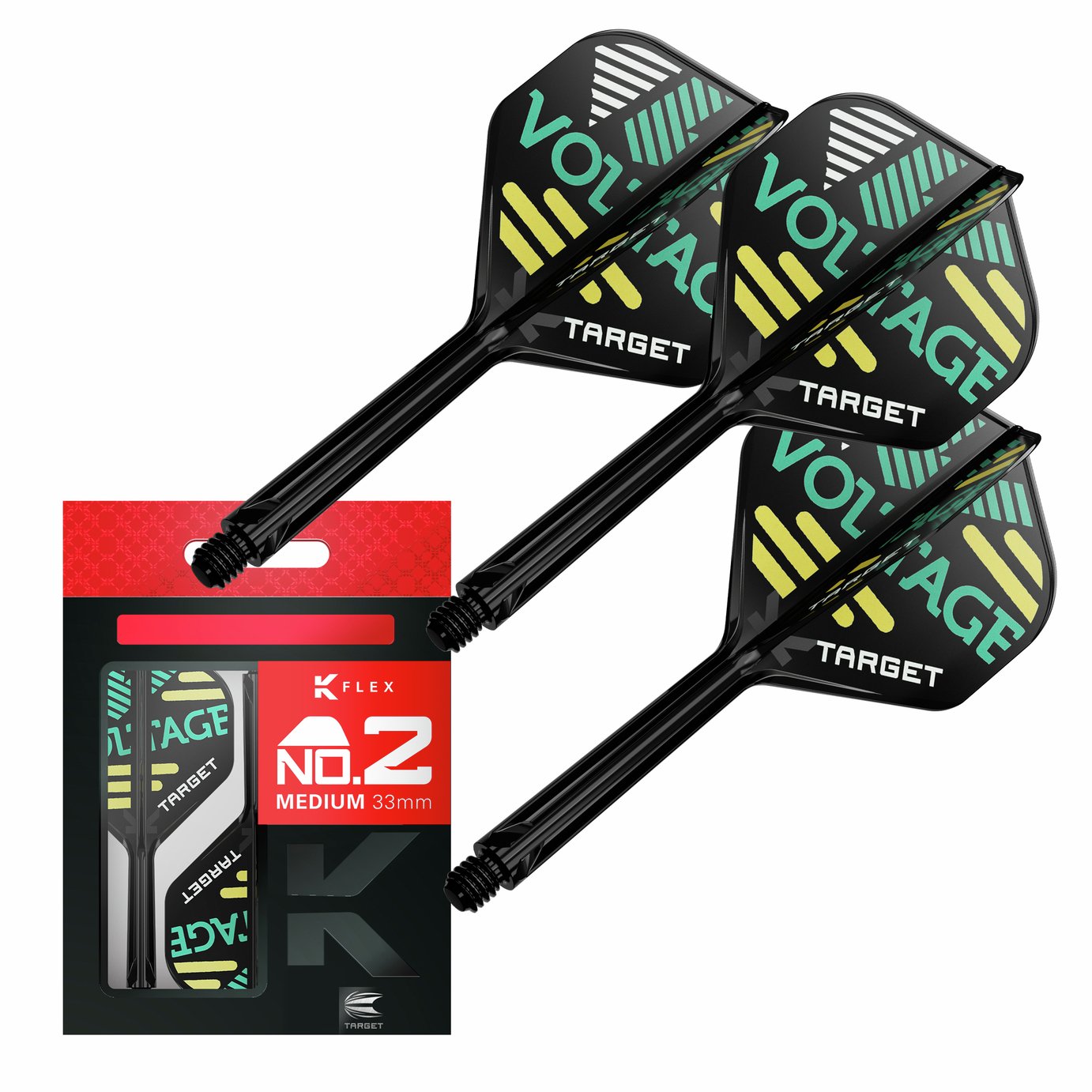 Target Rob Cross K-Flex Dart Flights and Shafts - Medium