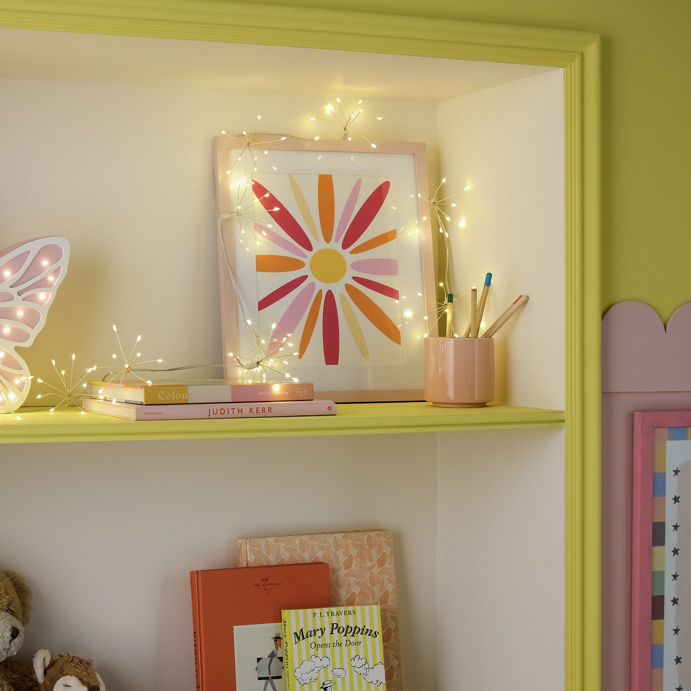 Argos Home LED Dandelion String Lights - White