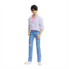 KPop Demon Hunters Saja Boys Jinu Fashion Doll with Movie Accessories
