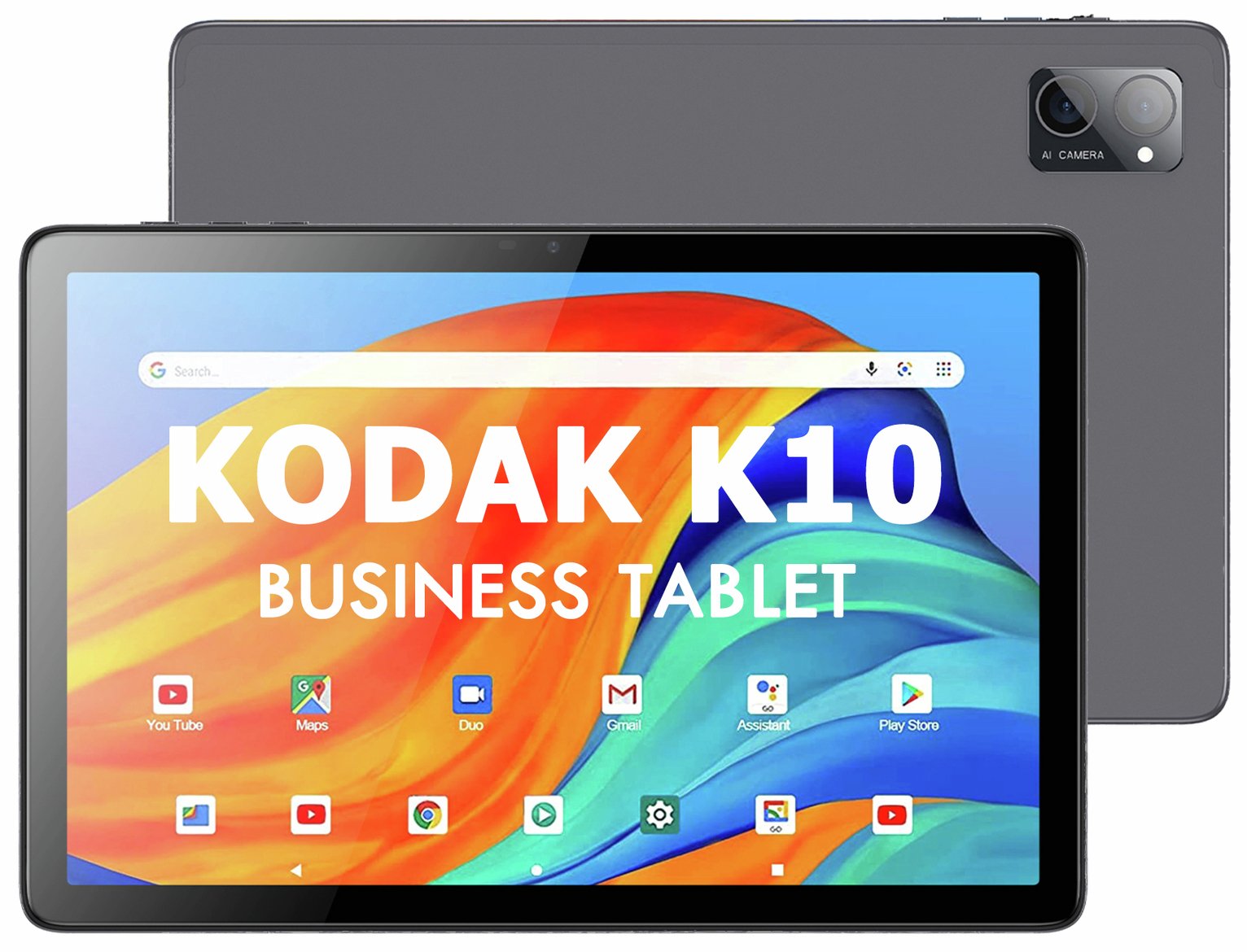 Kodak K10 10.1 Inch 64GB Wi-Fi Tablet - Grey