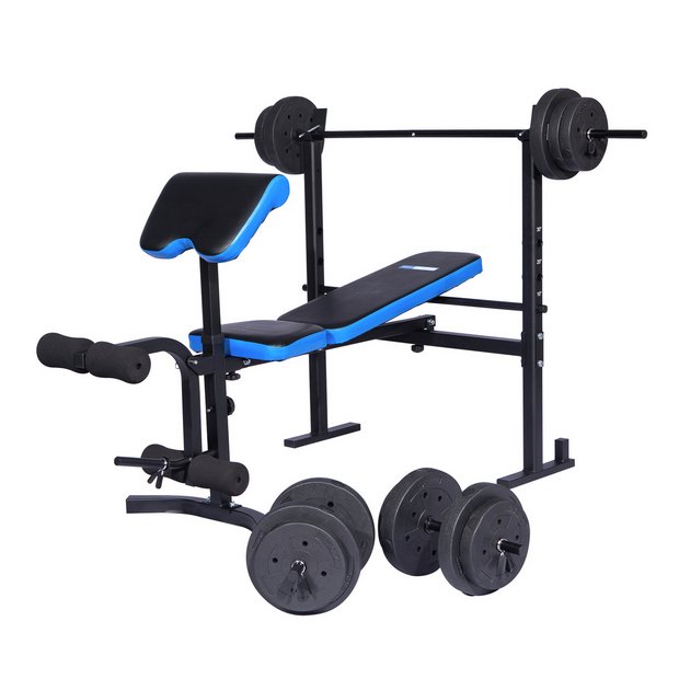 Gym bench with online wheels