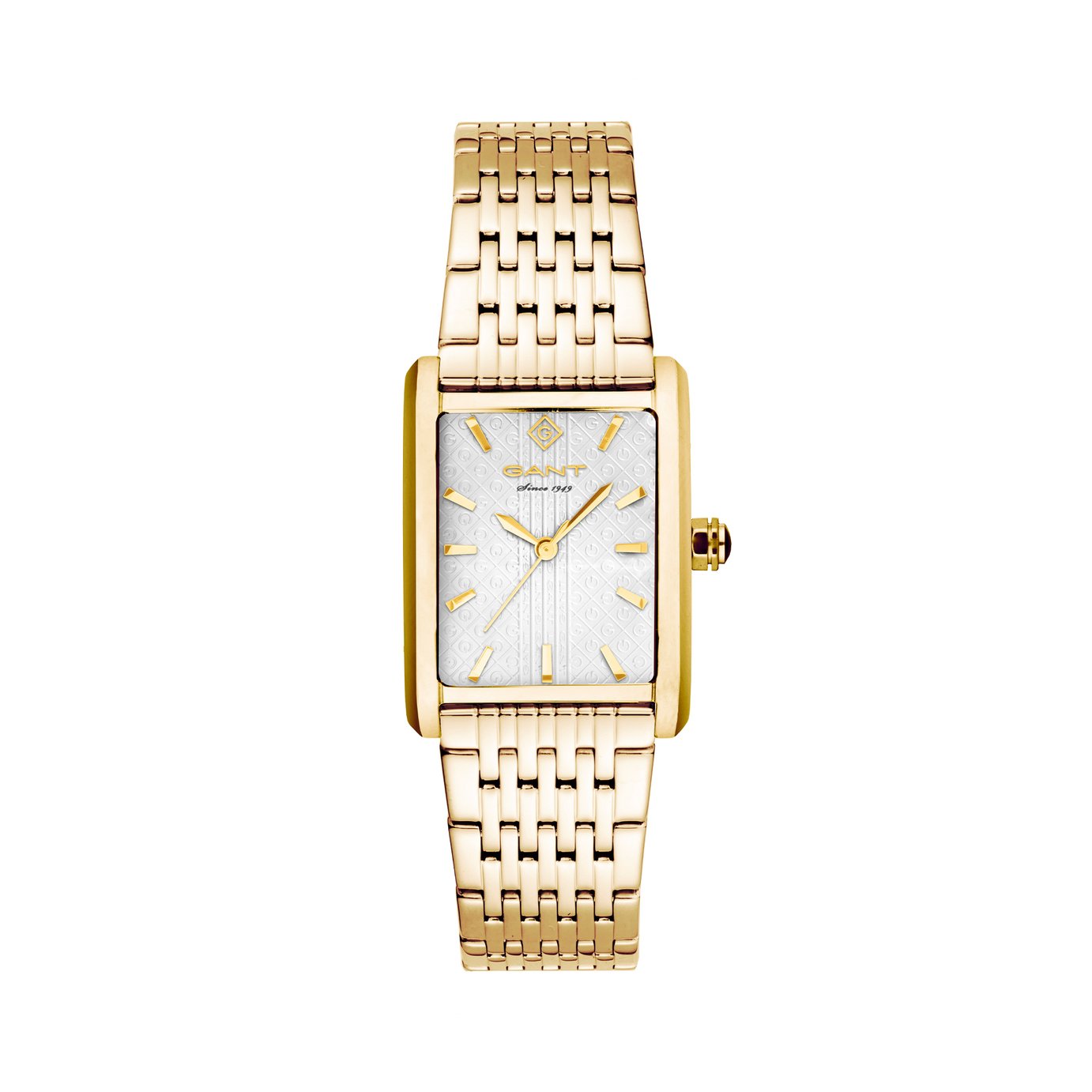 Gant Rhode Island Ladies White Dial Gold Plated Bracelet Watch