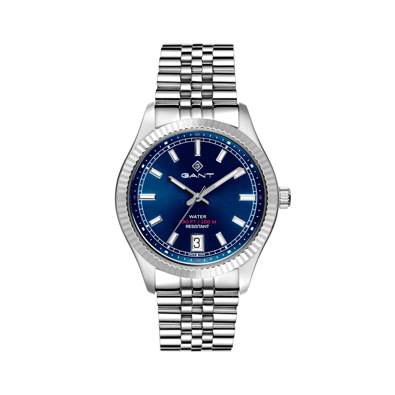 Gant Sussex 44 Men's Blue Dial Stainless Steel Bracelet Watch