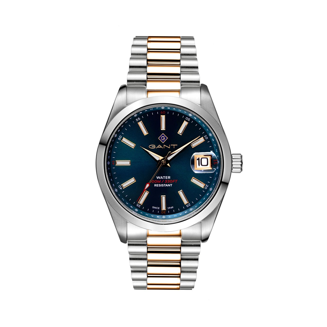 Gant Eastham Men's Blue Dial Two Tone Stainless Steel Bracelet Watch