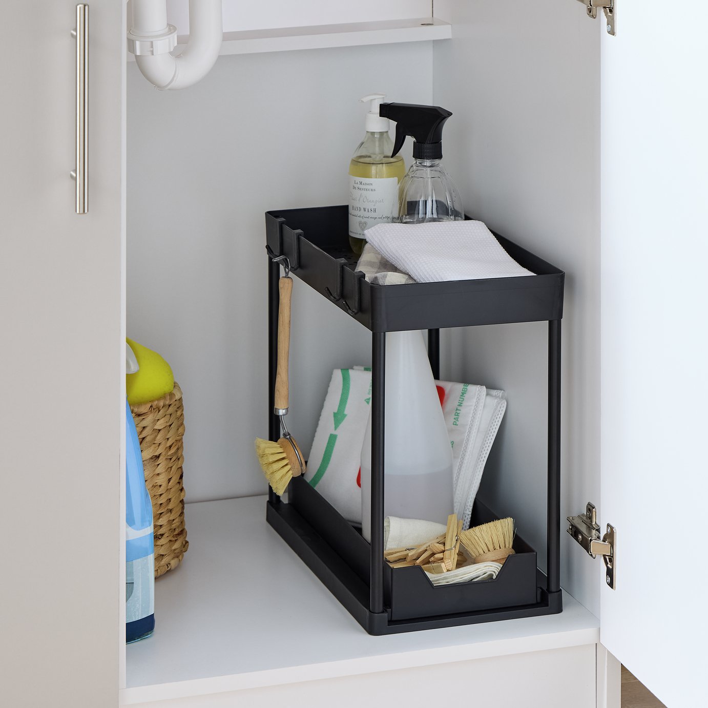 Argos Home Under Sink Storage - Black