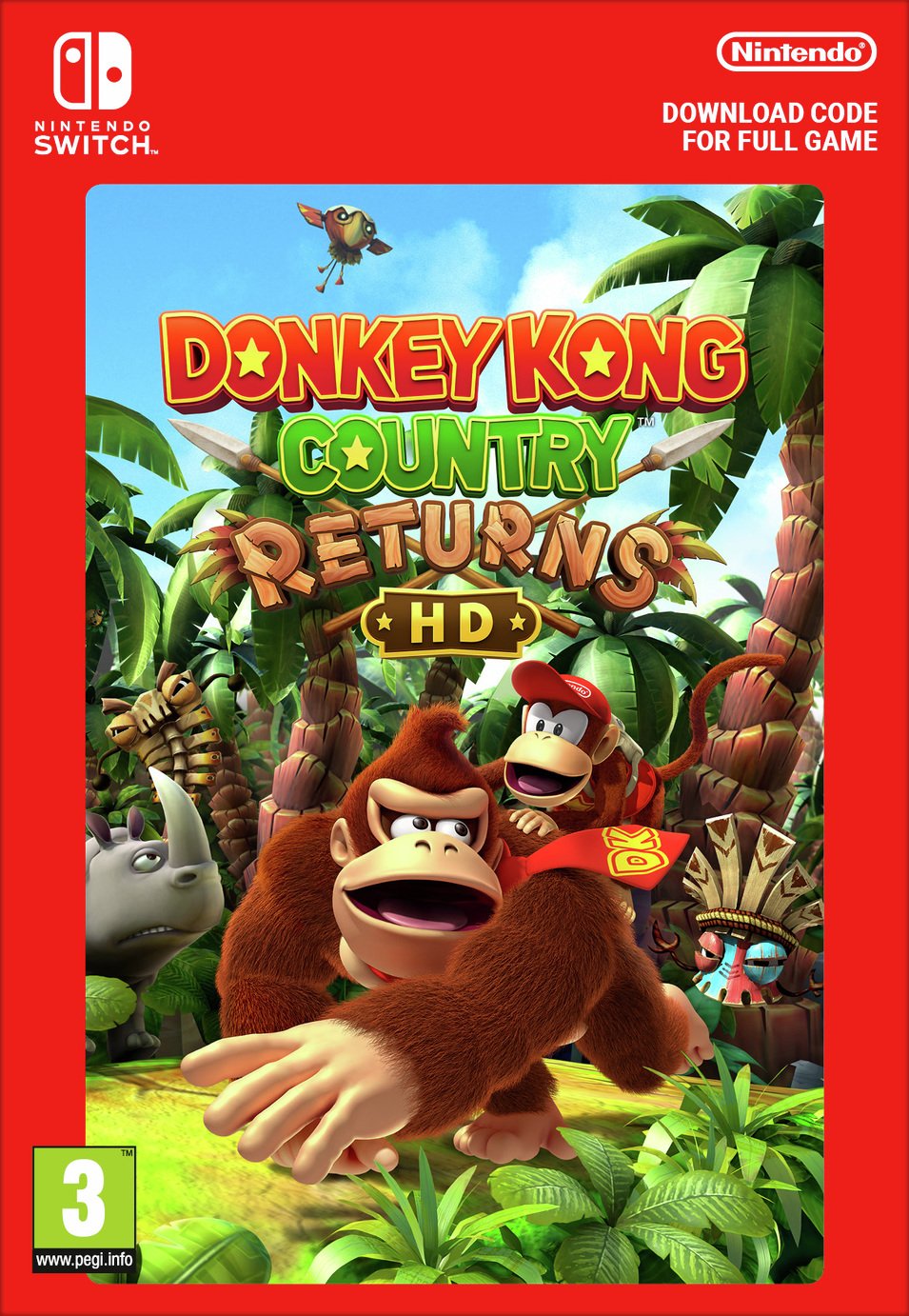 Donkey Kong Country Returns HD Nintendo Switch Game
