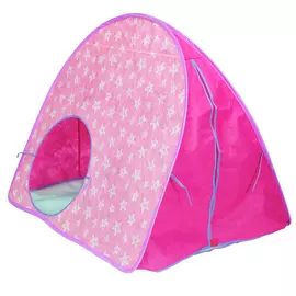 Chad Valley Pink Stars Baby Sensory Pop Up Play Tent
