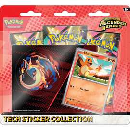 Pokémon Ascended Charmander And Heroes Sticker Trading Cards
