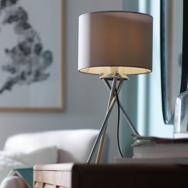 Tripod table lamp hot sale argos