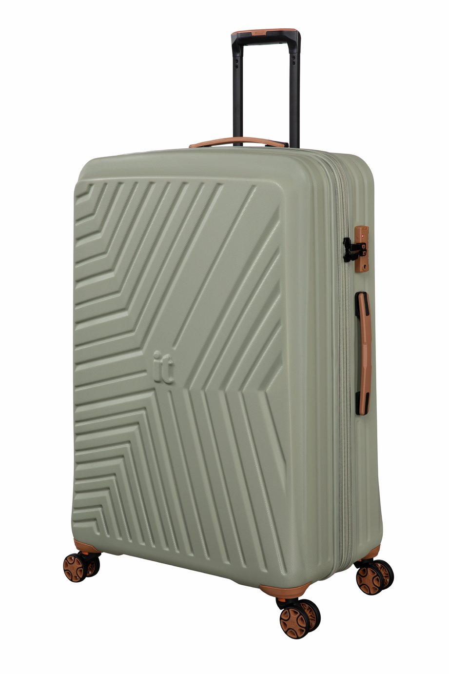 IT Luggage Convertible Expandable 8 Wheel Hard Suitcase