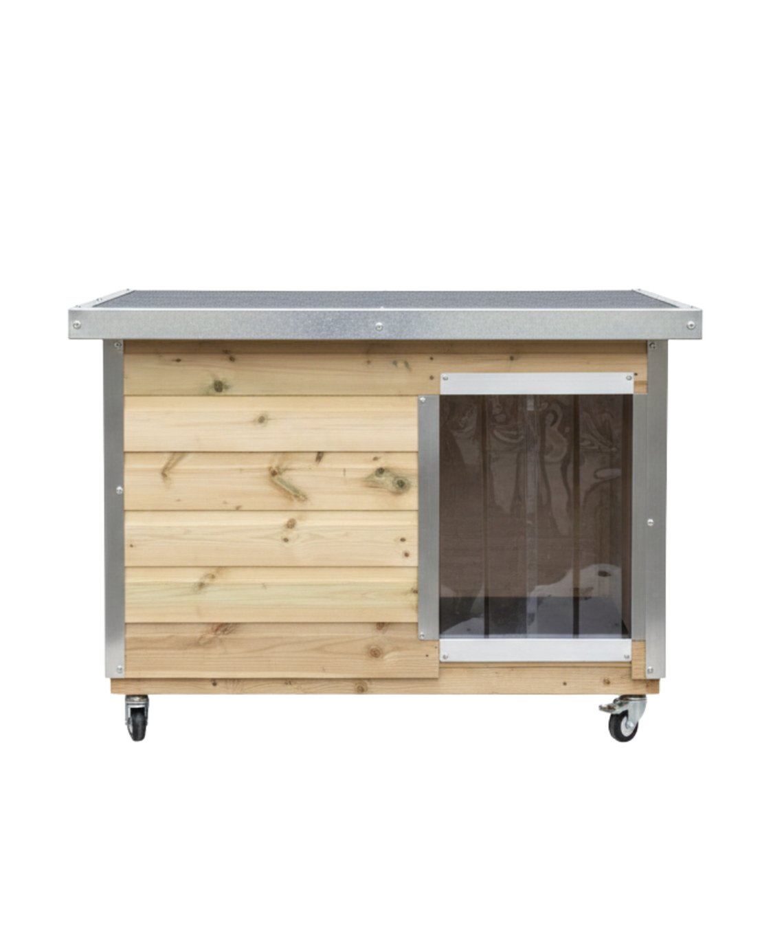 Benchmark Kennels Premium Insulated Timber Dog Cabin - 77 x 122cm