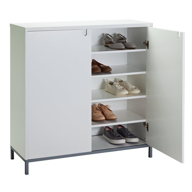 Buy Argos Home Francis Large Shoe Storage Cabinet White Shoe Storage Argos