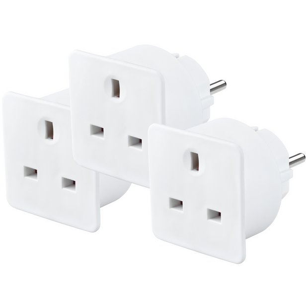 Masterplug UK to Euro Travel Adaptor