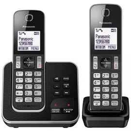 Panasonic Cordless Telephone with Answering Machine - Twin