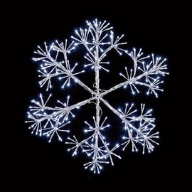 Premier Decorations 60cm Starburst Snowflake 300 LEDs -White