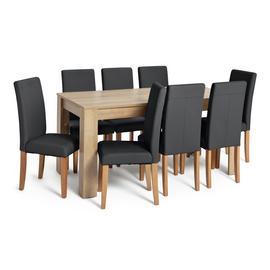 Argos Home Miami XL Extending Table & 8 Chairs