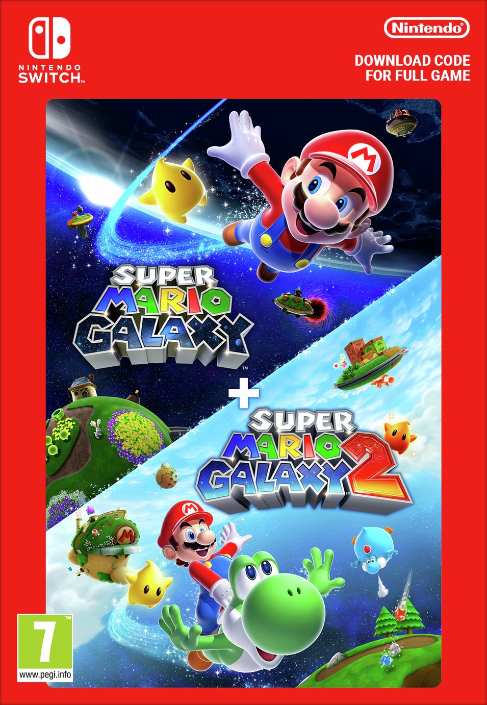 Super Mario Galaxy 1 + Super Mario Galaxy 2 Nintendo Switch Game
