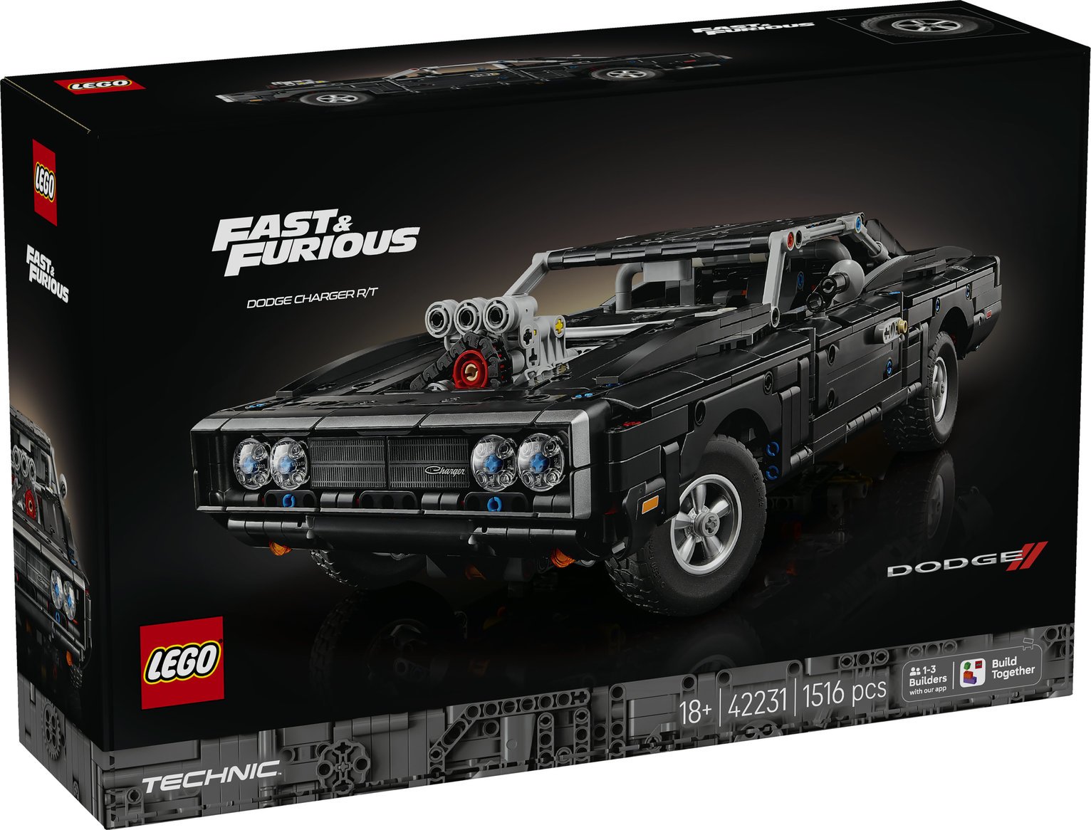 LEGO Technic Fast and Furious Dodge Charger R/T Car 42231 PREORDER