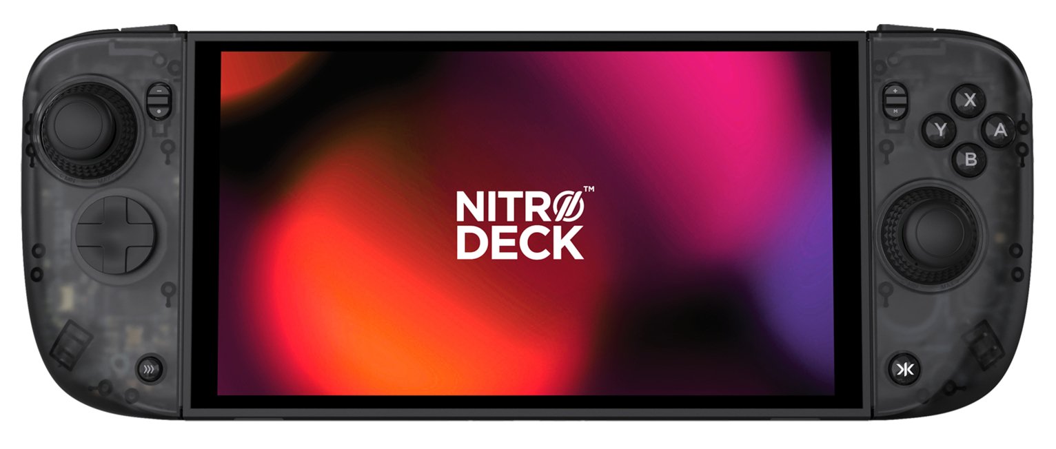 CRKD Nitro Deck 2 Handheld Controller For Nintendo Switch 2 & PC - Smoke Black