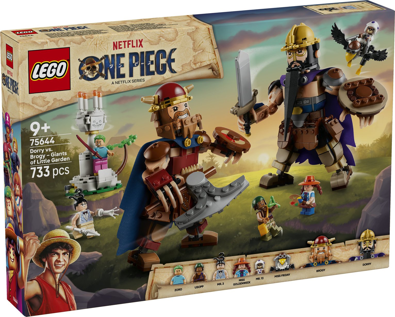 LEGO ONE PIECE Dorry vs. Brogy – Giants of Little Garden 75644 PREORDER