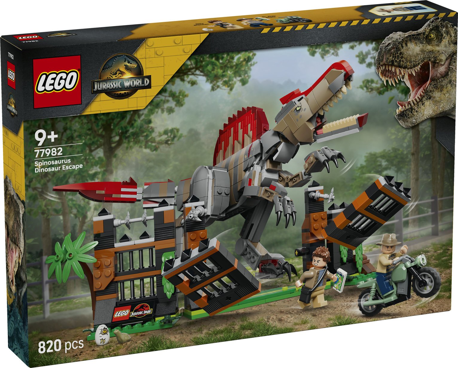 LEGO Jurassic World Spinosaurus Dinosaur Escape Toy 77982 PREORDER