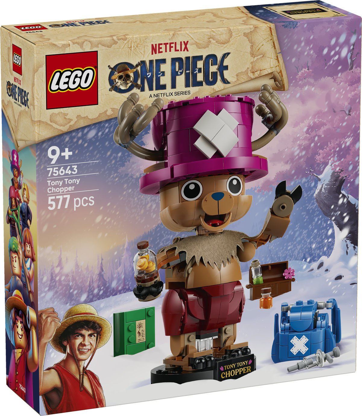 LEGO ONE PIECE Tony Tony Chopper Figure - Pirate Toy 75643 PREORDER