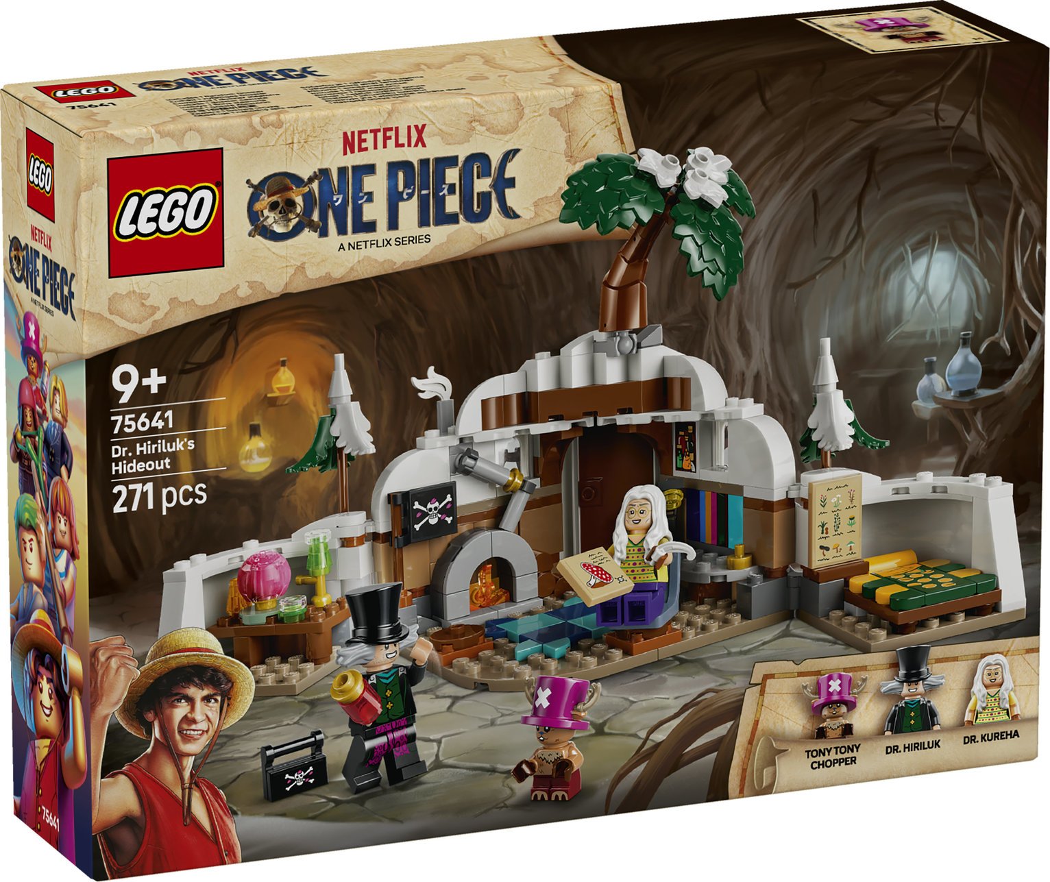 LEGO ONE PIECE Dr. Hiriluk's Hideout Building Toy 75641 PREORDER