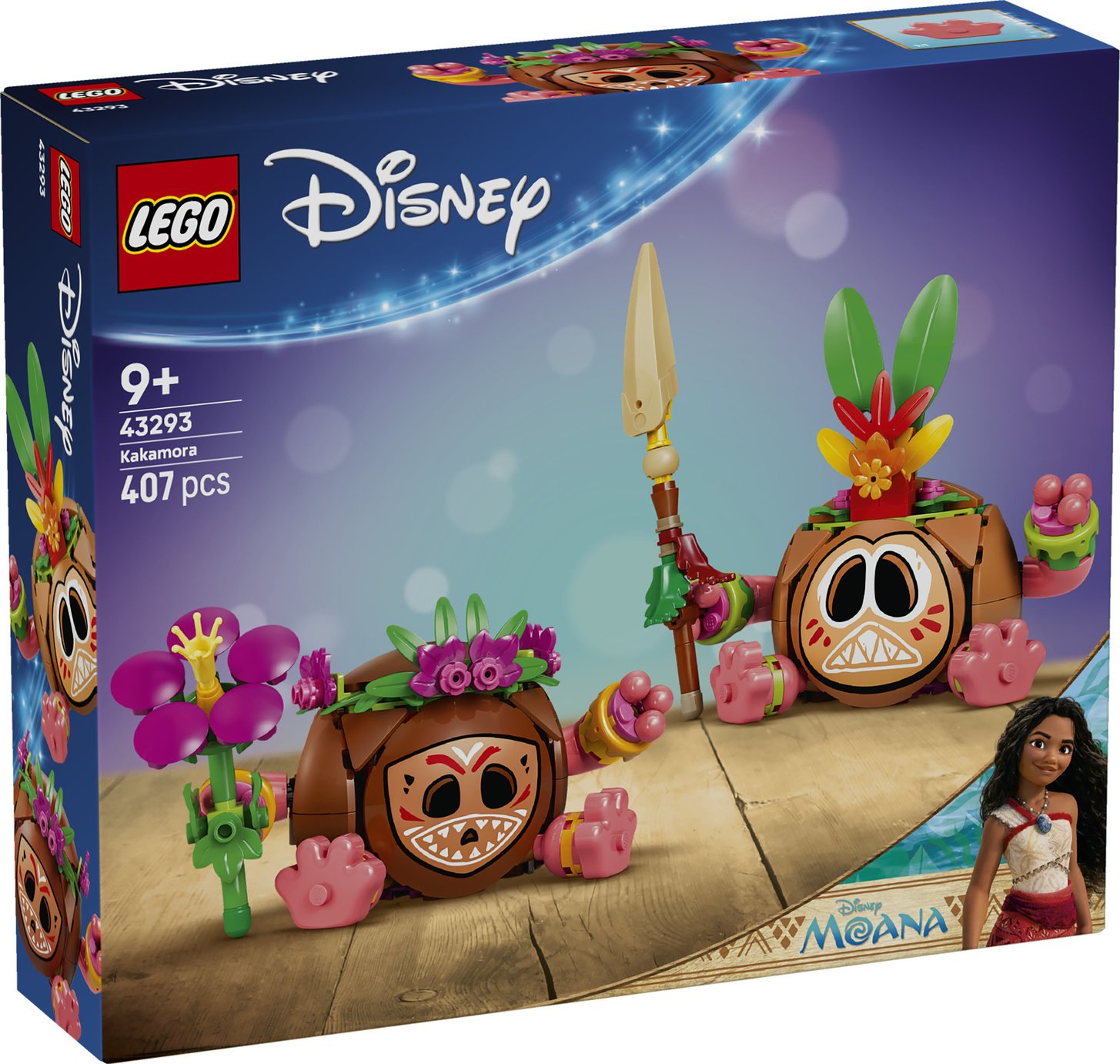 LEGO Disney Moana Kakamora Building Toy with Flowers 43293 PREORDER