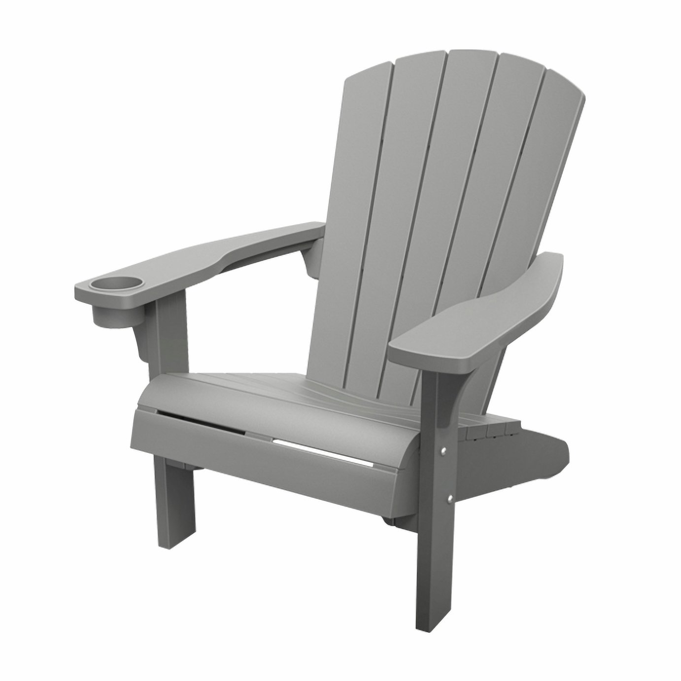 Keter Alpine Adirondack Resin Chair - Grey