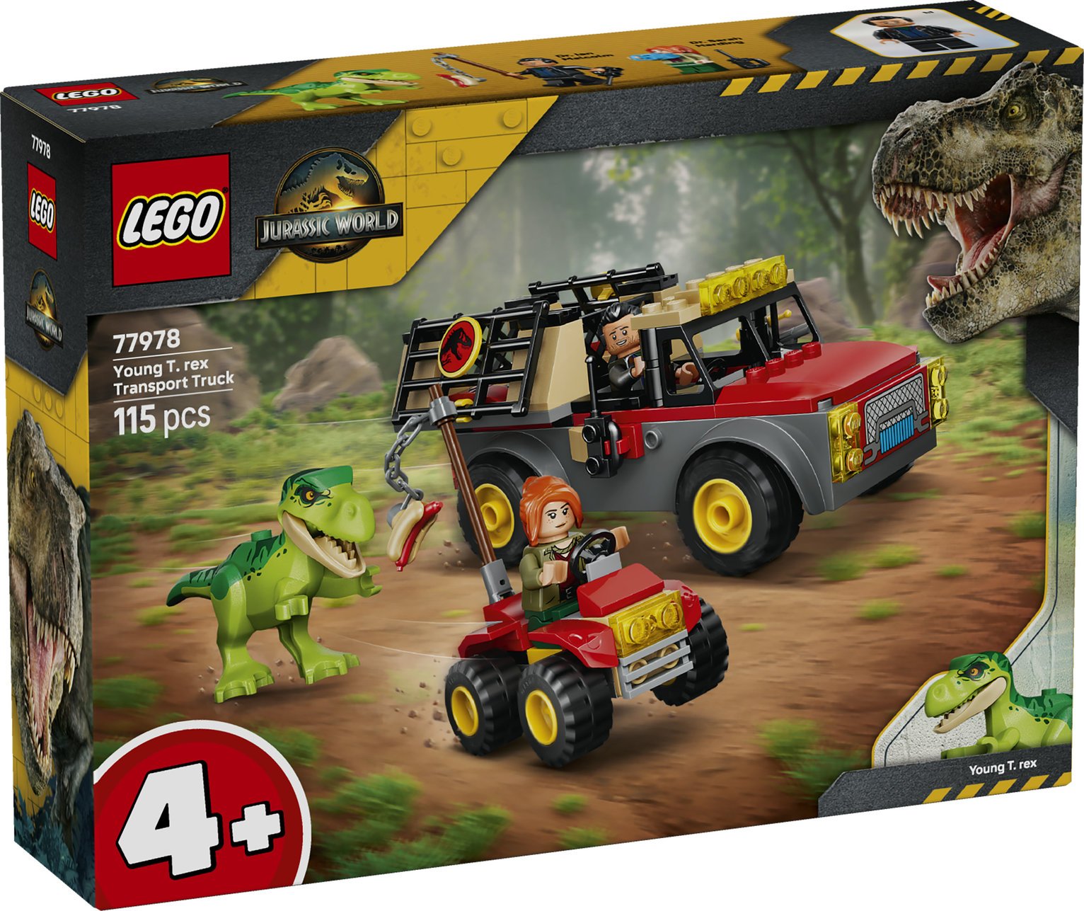 LEGO Jurassic World Young T. rex Transport Truck Toy 77978 PREORDER