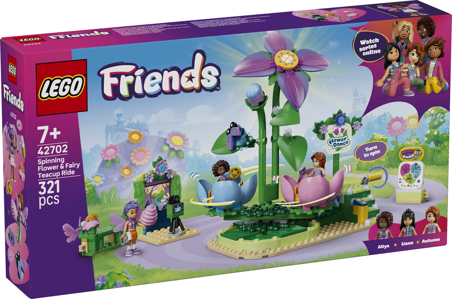 LEGO Friends Spinning Flower & Fairy Teacup Ride Toy 42702 PREORDER