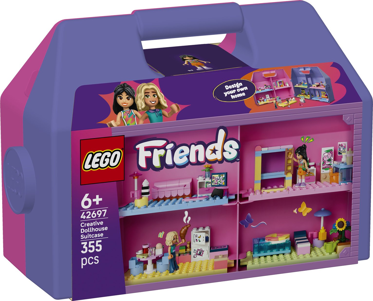 LEGO Friends Creative Dollhouse Suitcase Travel Toy 42697 PREORDER