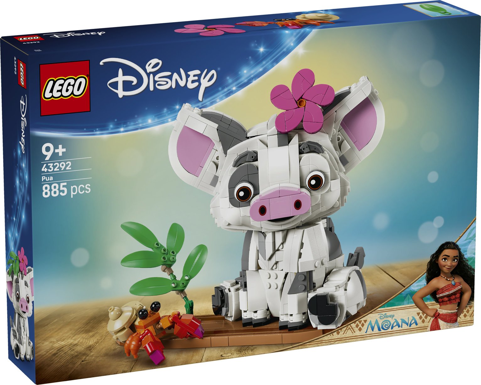 LEGO Disney Moana Pua - Animal Building Toy for Kids 43292 PREORDER