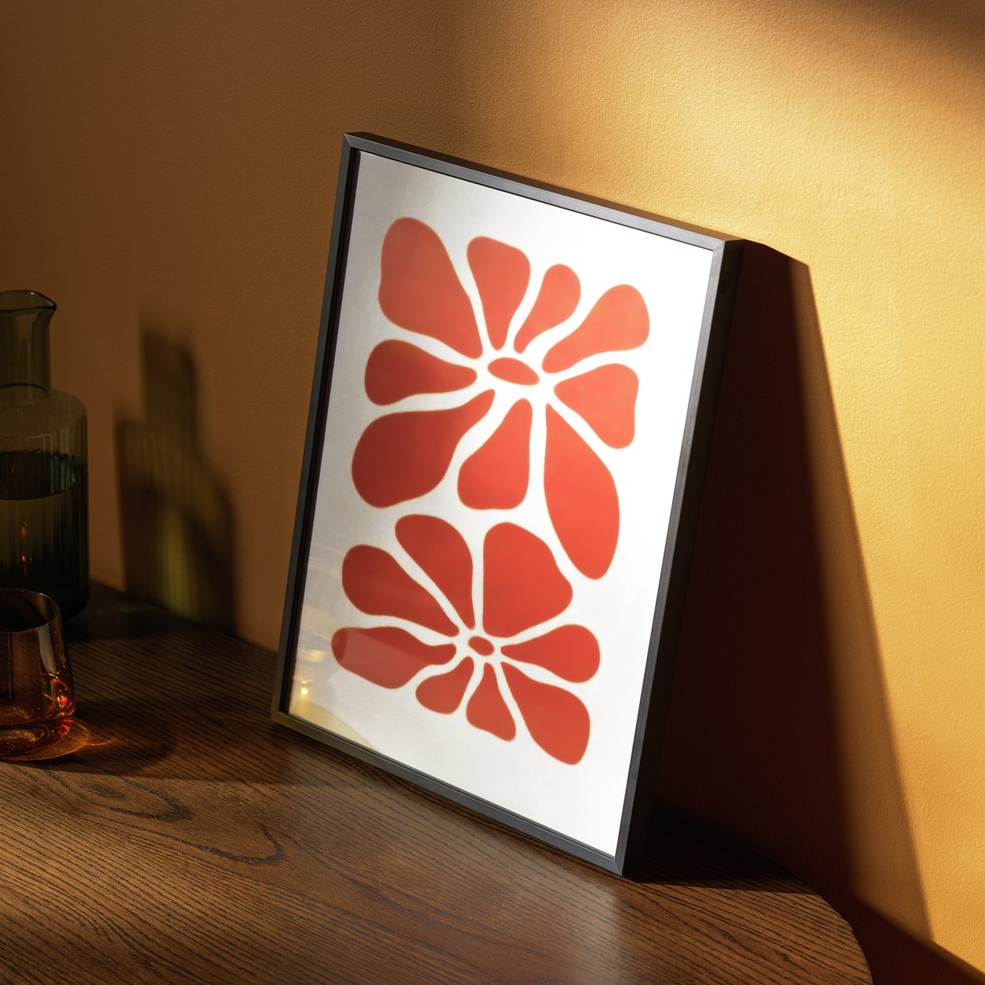 Habitat Aluminus Black Metal Picture Frame - 12x16"