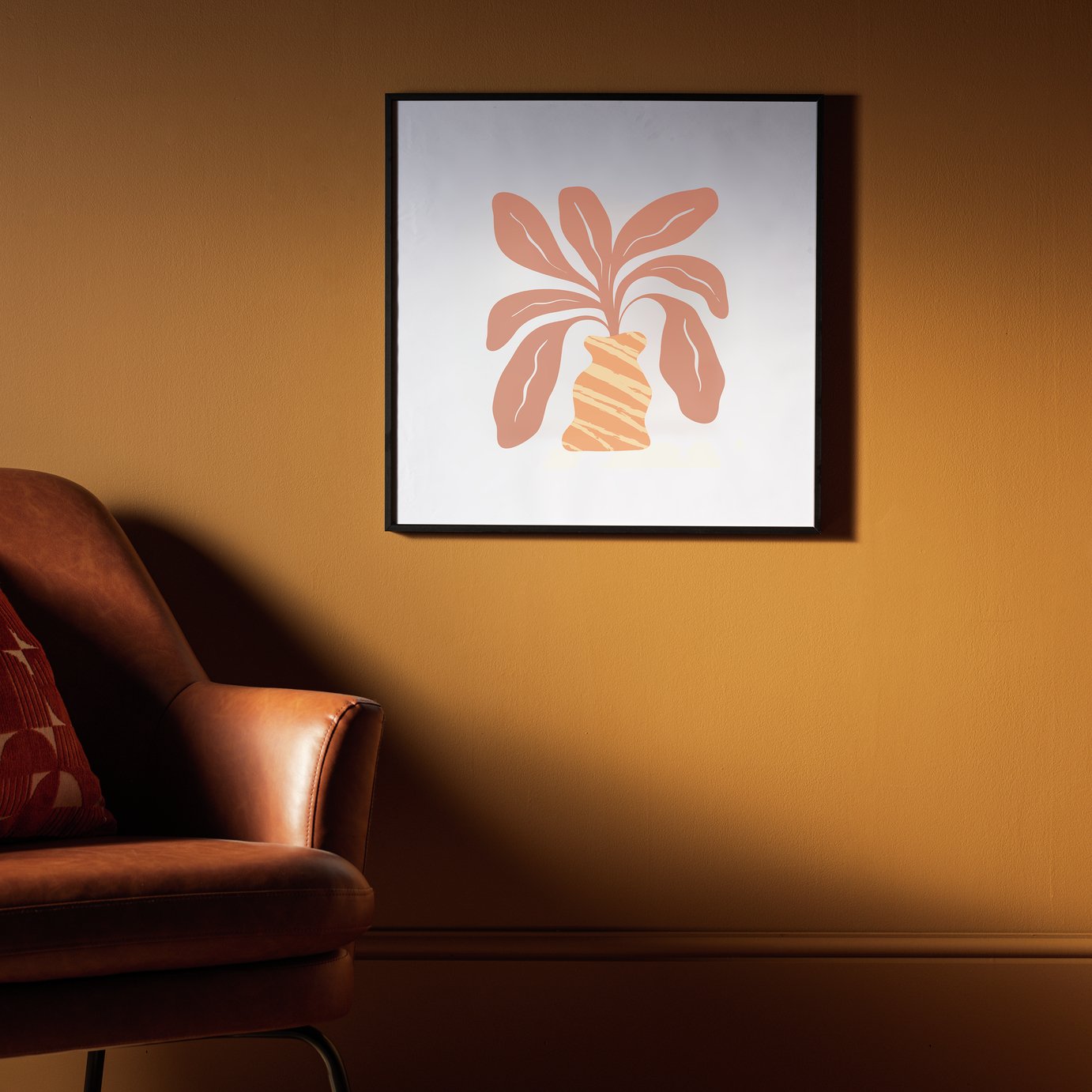 Habitat Aluminus Black Metal Picture Frame - 20x20"