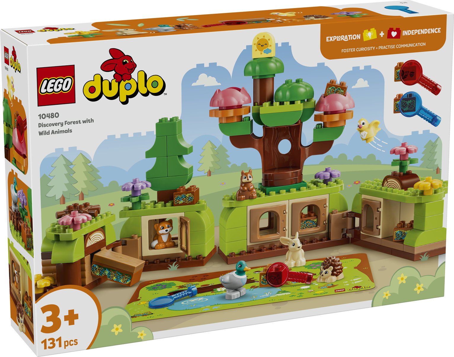 LEGO DUPLO Discovery Forest with Wild Animals Toy 10480 PREORDER
