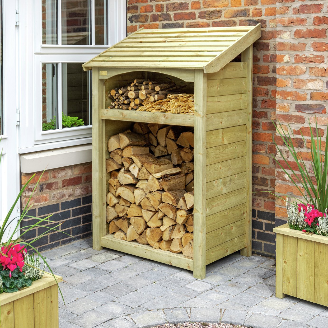 Rowlinson Signature Heritage T&G Tall Single Log Store
