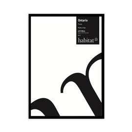 Habitat Ontario Oak Picture Frame - Black - 40x50cm