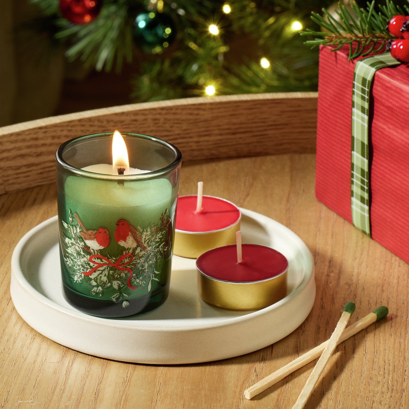 Argos Home Mini Votive Boxed Candle - Christmas Spice