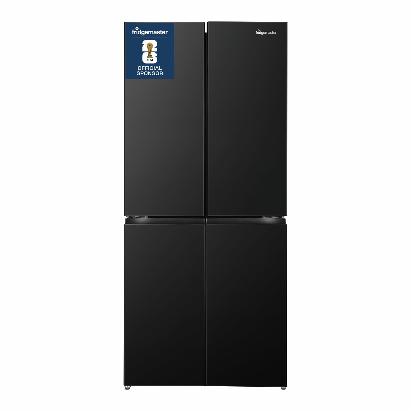 Fridgemaster MQ79395EB American Fridge Freezer - Black