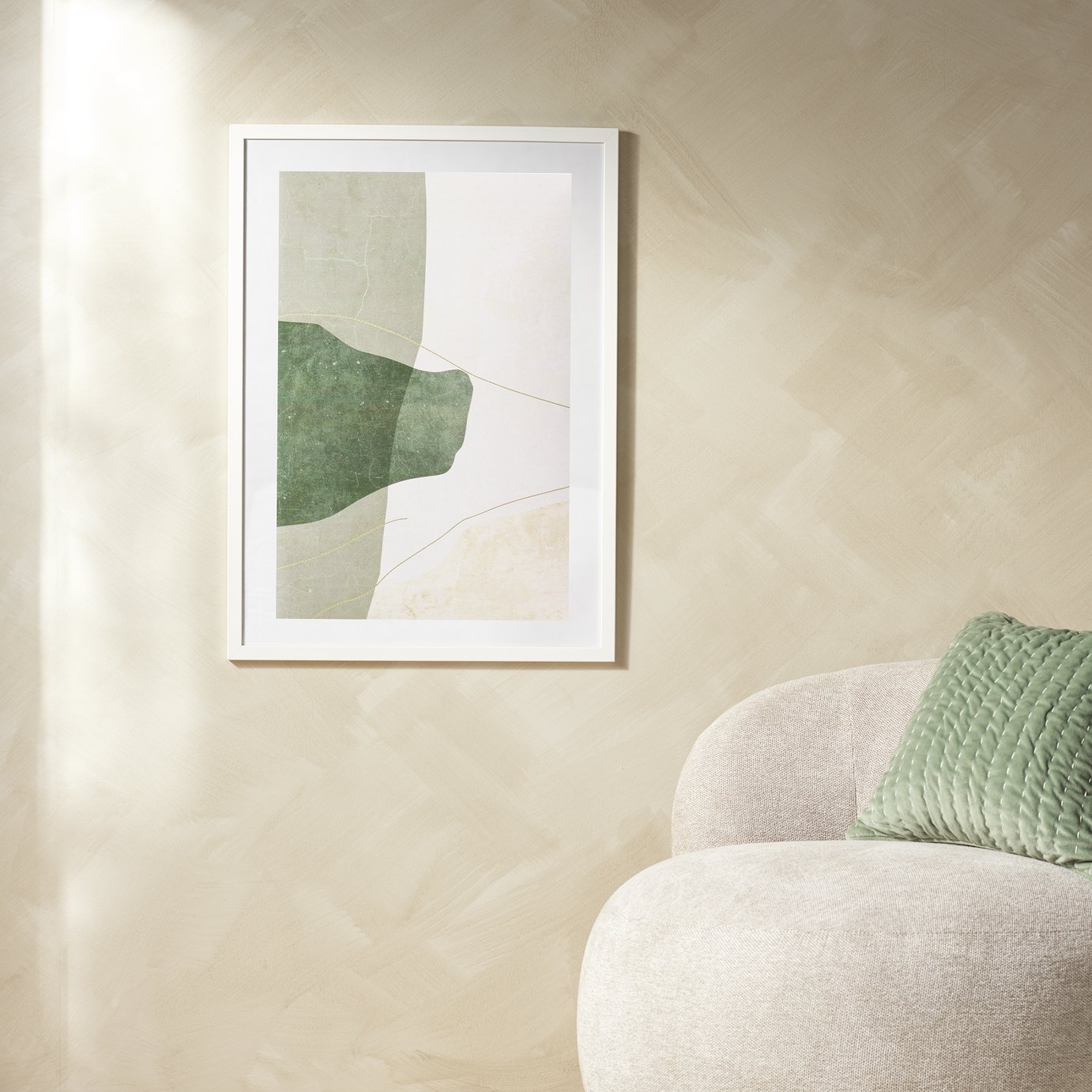 Habitat Ontario White Wooden Picture Frame - 50x70cm