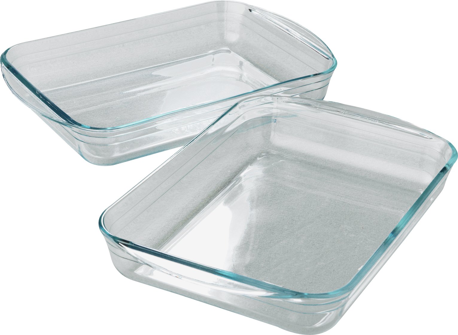 Argos Home Set of 2 Glass Roasters Set